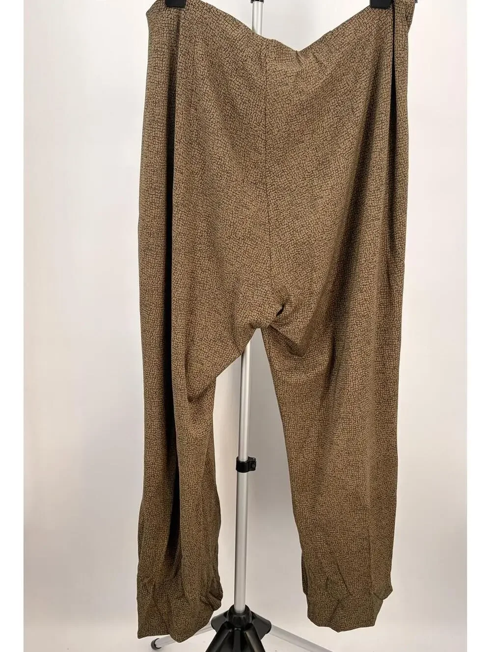 Talbots Woman 3X Brown Stretch Pants Set Relaxed Fit Casual